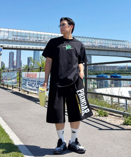 PRINOAR(プリノア)の「ボウタイロゴ02 シングルプリーツバミューダショーツ - ブラック(その他パンツ・レディース・ブラック・SMALL/MEDIUM/LARGE)」の9枚目の写真