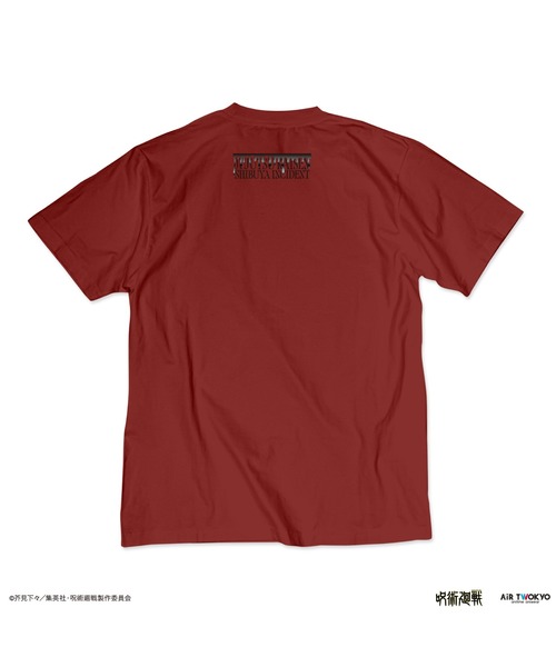AIR TWOKYO(エアトゥーキョー)の「TVアニメ『呪術廻戦』第3弾 シーンイラスト Tシャツ5(動くのを禁ずる)(Tシャツ/カットソー・レディース・バーガンディー・MEDIUM/SMALL/XX-LARGE/X-LARGE/LARGE)」の4枚目の写真