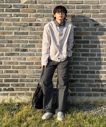 Utility straight pants CHARCOAL