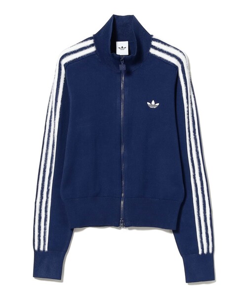 Ray BEAMS（レイビームス）の「adidas / ニット ファイヤーバード トラックトップ（スウェット・レディース・ブルー・LARGE）」の2枚目の写真