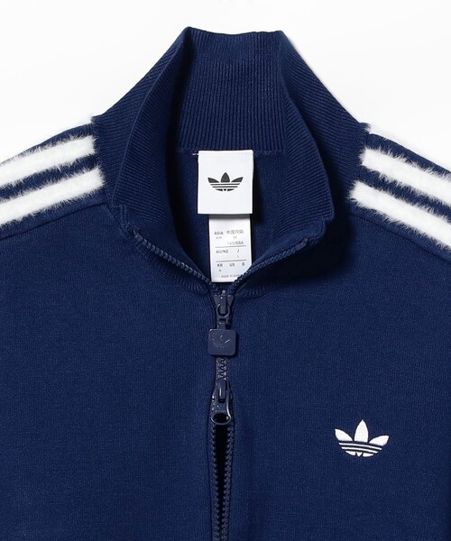Ray BEAMS（レイビームス）の「adidas / ニット ファイヤーバード トラックトップ（スウェット・レディース・ブルー・LARGE）」の3枚目の写真