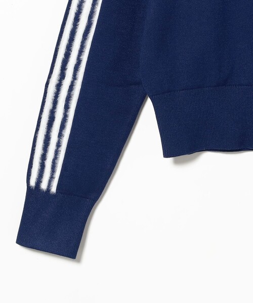 Ray BEAMS（レイビームス）の「adidas / ニット ファイヤーバード トラックトップ（スウェット・レディース・ブルー・LARGE）」の5枚目の写真