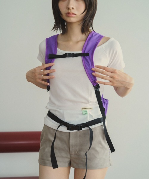 common gull products.(コモンガルプロダクツ)の「白帽子とショートパンツ(その他パンツ・レディース・グレー系/ブラウン系・S/M/L)」の16枚目の写真