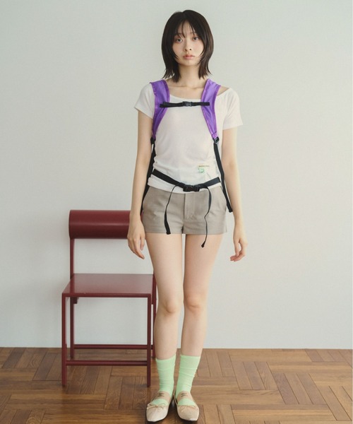 common gull products.(コモンガルプロダクツ)の「白帽子とショートパンツ(その他パンツ・レディース・グレー系/ブラウン系・S/M/L)」の19枚目の写真