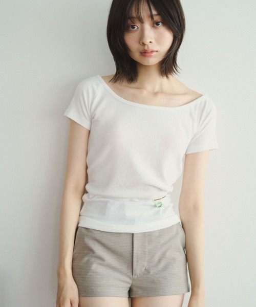 common gull products.(コモンガルプロダクツ)の「白帽子とショートパンツ(その他パンツ・レディース・グレー系/ブラウン系・S/M/L)」の3枚目の写真