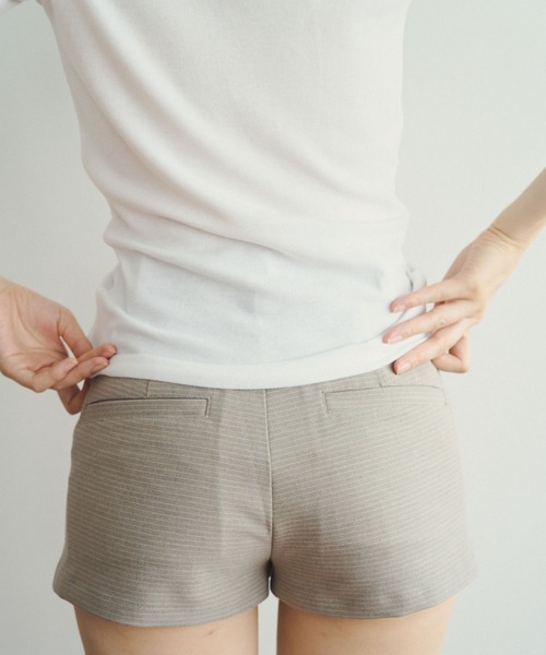 common gull products.(コモンガルプロダクツ)の「白帽子とショートパンツ(その他パンツ・レディース・グレー系/ブラウン系・S/M/L)」の4枚目の写真