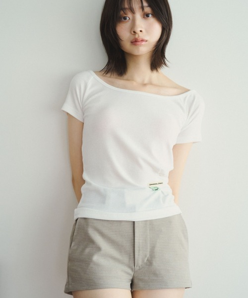 common gull products.(コモンガルプロダクツ)の「白帽子とショートパンツ(その他パンツ・レディース・グレー系/ブラウン系・S/M/L)」の9枚目の写真
