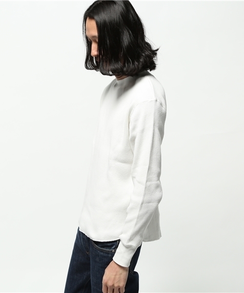 MYSELF ABAHOUSE（マイセルフアバハウス）の「ｵﾆﾜｯﾌﾙPO（Tシャツ/カットソー・メンズ・ネイビー/オフホワイト/カーキ・LARGE/MEDIUM）」の8枚目の写真
