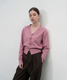 GENERAL IDEA/ジェネラルアイディア GNRL ESSENTIAL CARDIGAN ロゴ入りスタンダード長袖カーディガン レディース 秋 秋服 2026年秋冬 冬服