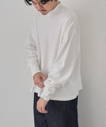 モックネック」に該当するホワイト/白色系のメンズファッション通販