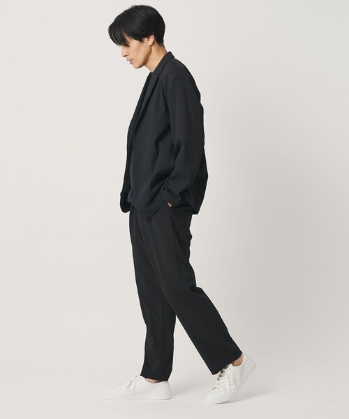 BEAUTY&YOUTH UNITED ARROWS(ビューティーアンドユースユナイテッドアローズ)の「スタンダード レザー スニーカー ウォータープルーフ(スニーカー・メンズ・ブラック/オフホワイト・8/9/7/10)」の6枚目の写真