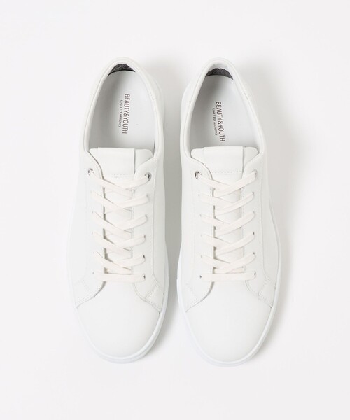 BEAUTY&YOUTH UNITED ARROWS(ビューティーアンドユースユナイテッドアローズ)の「スタンダード レザー スニーカー ウォータープルーフ(スニーカー・メンズ・ブラック/オフホワイト・8/9/7/10)」の15枚目の写真