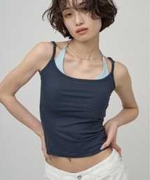 Bicolor Crop Cami|バイカラークロップキャミ