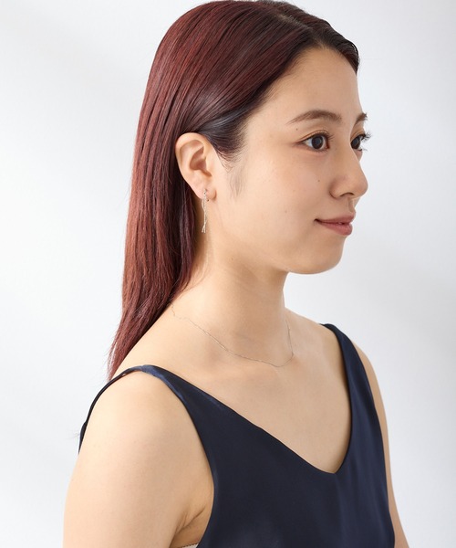 CALIN STANDARD(カリンスタンダード)の「◆金属アレルギー対応◆◆made in japan◆【痛くない】【落ちにくい】【ストレスフリーな着け心地】 スウィングチェーン ループフィットイヤリング(イヤリング・レディース・シルバー/ゴールド・FREE)」の8枚目の写真