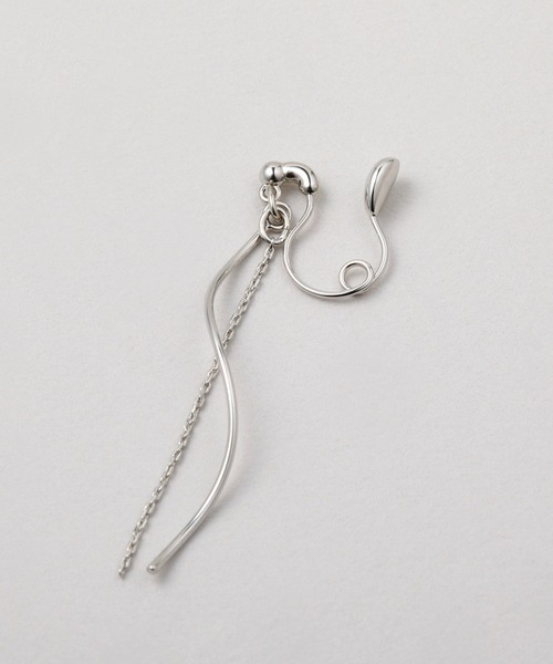 CALIN STANDARD(カリンスタンダード)の「◆金属アレルギー対応◆◆made in japan◆【痛くない】【落ちにくい】【ストレスフリーな着け心地】 スウィングチェーン ループフィットイヤリング(イヤリング・レディース・シルバー/ゴールド・FREE)」の16枚目の写真