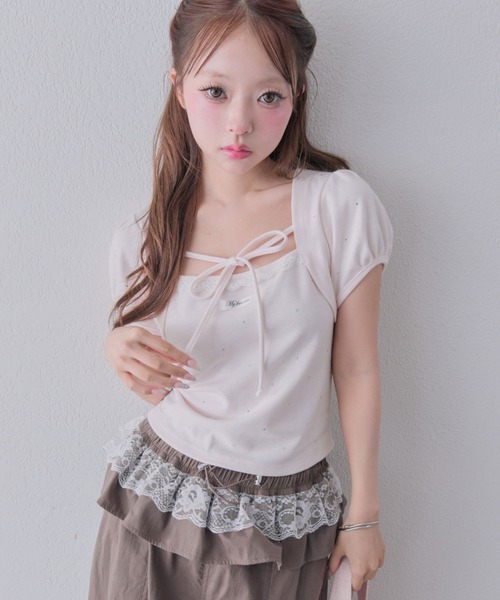 OLIVE des OLIVE(オリーブデオリーブ)の「My Select トップス(Tシャツ/カットソー・レディース・ブラック/トップグレー/ピンク・FREE)」の13枚目の写真