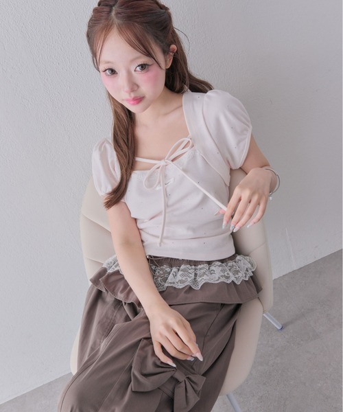 OLIVE des OLIVE(オリーブデオリーブ)の「My Select トップス(Tシャツ/カットソー・レディース・ブラック/トップグレー/ピンク・FREE)」の11枚目の写真
