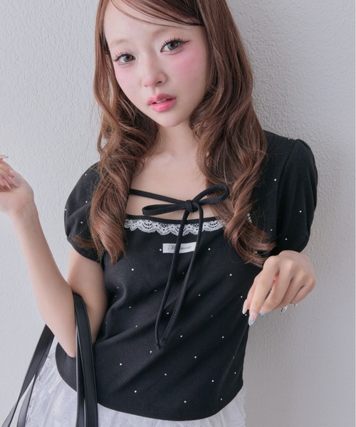 OLIVE des OLIVE(オリーブデオリーブ)の「My Select トップス(Tシャツ/カットソー・レディース・ブラック/トップグレー/ピンク・FREE)」の15枚目の写真