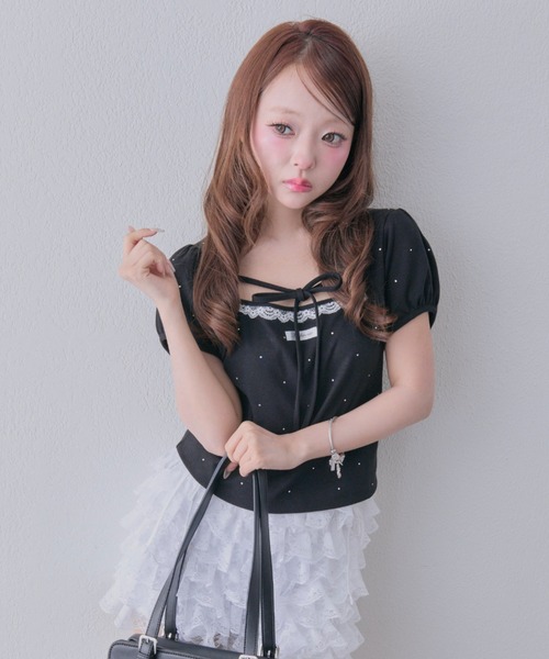 OLIVE des OLIVE(オリーブデオリーブ)の「My Select トップス(Tシャツ/カットソー・レディース・ブラック/トップグレー/ピンク・FREE)」の16枚目の写真