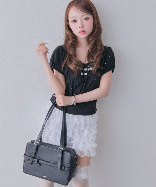 OLIVE des OLIVE(オリーブデオリーブ)の「My Select トップス(Tシャツ/カットソー・レディース・ブラック/トップグレー/ピンク・FREE)」の17枚目の写真