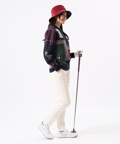 BEAMS GOLF(ビームスゴルフ)の「ORANGE LABEL / コーデュロイパンツ(その他パンツ・レディース・ネイビー/オフホワイト/ピンク・SMALL/MEDIUM/LARGE)」の4枚目の写真