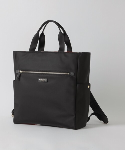 BLUE LABEL CRESTBRIDGE（ブルーレーベルクレストブリッジ）の「ナイロンバックパック（ショルダーバッグ・レディース・ダークネイビー/ブラック・FREE）」の2枚目の写真