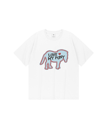 LOVE PONY クールコットン半袖Tシャツ