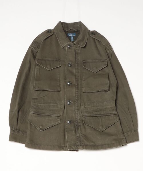POLO RALPH LAUREN(ポロ ラルフ ローレン)の「クロップド フィールド ジャケット(ミリタリージャケット・レディース・グリーン・S/M/XS)」の10枚目の写真