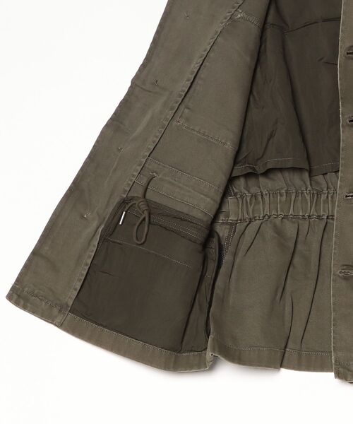 POLO RALPH LAUREN(ポロ ラルフ ローレン)の「クロップド フィールド ジャケット(ミリタリージャケット・レディース・グリーン・S/M/XS)」の5枚目の写真