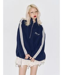 jouetie | ハーフZIPルーズフリースプルオーバー(Tシャツ/カットソー)