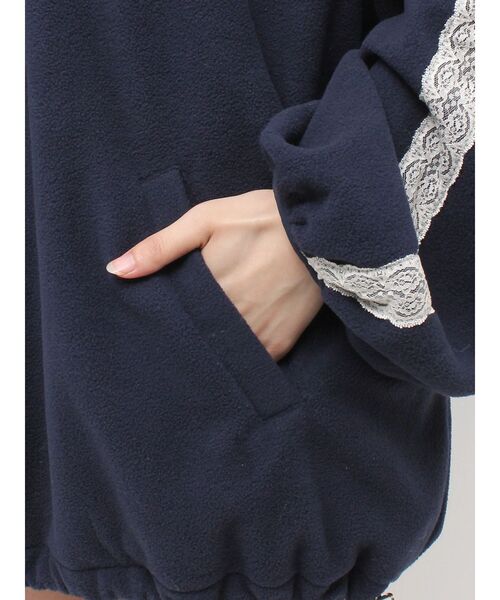 jouetie(ジュエティ)の「ハーフZIPルーズフリースプルオーバー(Tシャツ/カットソー・レディース・イエロー/ネイビー/グレー・FREE)」の21枚目の写真