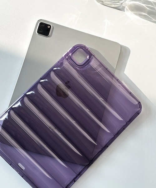 Fun & Daily（ファンアンドデイリー）の「Clear Pack iPad Case / iPad 11 / iPad mini 6/7（PC・タブレットケース・レディース・ピンク/ブラック/パープル/クリア/オレンジ・B/A）」の7枚目の写真