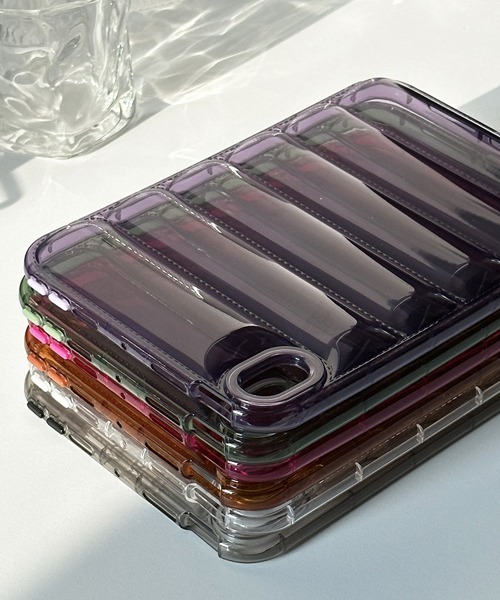 Fun & Daily（ファンアンドデイリー）の「Clear Pack iPad Case / iPad 11 / iPad mini 6/7（PC・タブレットケース・レディース・ピンク/ブラック/パープル/クリア/オレンジ・B/A）」の10枚目の写真