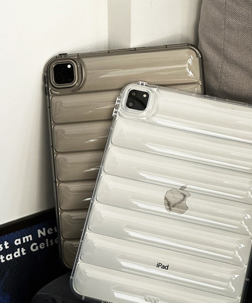 Fun & Daily（ファンアンドデイリー）の「Clear Pack iPad Case / iPad 11 / iPad mini 6/7（PC・タブレットケース・レディース・ピンク/ブラック/パープル/クリア/オレンジ・B/A）」の9枚目の写真