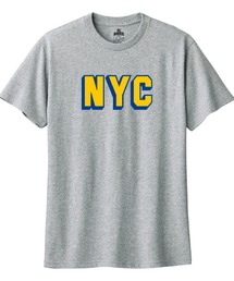 Ol' Basics | Ol' Basics(オール・ベーシックス) 半袖Tシャツ NYC ロゴ プリント 5.6オンス トップス カットソー メンズ ユニセックス(Tシャツ/カットソー)