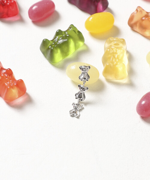 Firsthand(ファーストハンド)の「Firsthand/ファーストハンド SILVER925 BEAR 3連ピアス【限定展開】(ピアス(片耳用)・レディース・シルバー・ONE SIZE)」の1枚目の写真