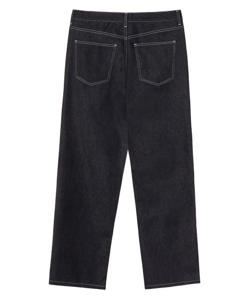 LAUGHER（ラファー）の「REGULAR FIT DENIM PANT - BLACK（デニムパンツ・レディース・その他・30/28/32）」の2枚目の写真