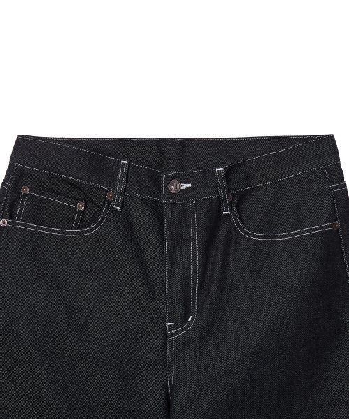 LAUGHER（ラファー）の「REGULAR FIT DENIM PANT - BLACK（デニムパンツ・レディース・その他・30/28/32）」の3枚目の写真