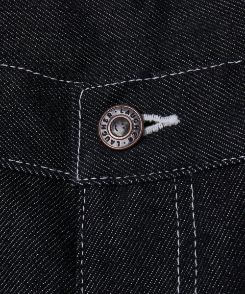 LAUGHER（ラファー）の「REGULAR FIT DENIM PANT - BLACK（デニムパンツ・レディース・その他・30/28/32）」の4枚目の写真