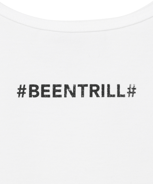 BEENTRILL(ビントリル)の「ウィメンズエッセンシャルスリムフィットタンクトップ(ホワイト)(Tシャツ/カットソー・レディース・その他・SMALL/X-SMALL)」の3枚目の写真