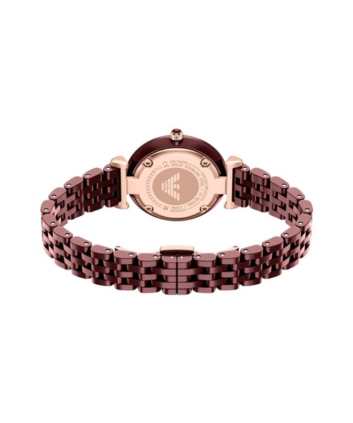 EMPORIO ARMANI（エンポリオアルマーニ）の「エンポリオ・アルマーニ 腕時計 レディース アナログ セラミック AR70020（アナログ腕時計・レディース・バーガンディー・FREE）」の4枚目の写真