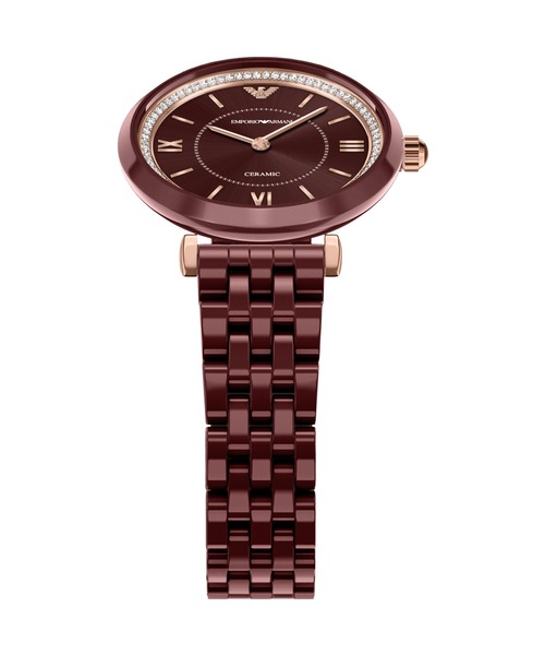 EMPORIO ARMANI（エンポリオアルマーニ）の「エンポリオ・アルマーニ 腕時計 レディース アナログ セラミック AR70020（アナログ腕時計・レディース・バーガンディー・FREE）」の8枚目の写真