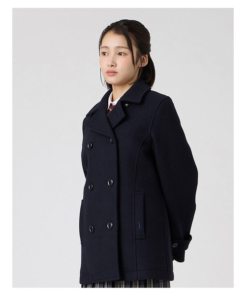 EASTBOY（イーストボーイ）の「P コート 制服 スクールコート 中学生 高校生（ピーコート・キッズ・ネイビー・11号/9号/13号）」の4枚目の写真
