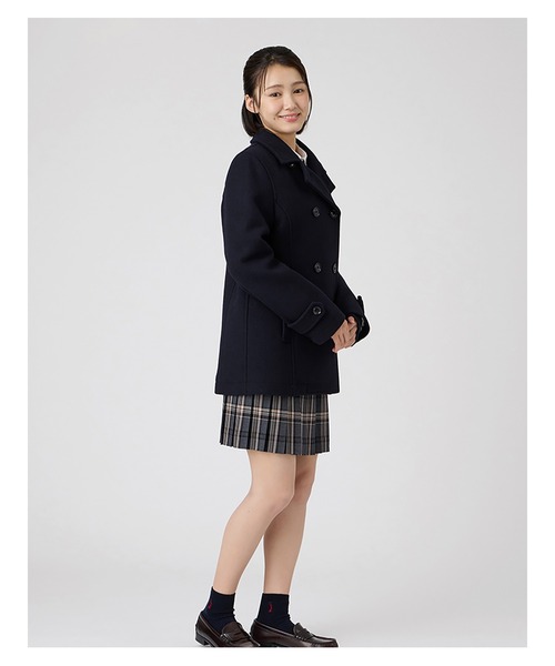EASTBOY（イーストボーイ）の「P コート 制服 スクールコート 中学生 高校生（ピーコート・キッズ・ネイビー・11号/9号/13号）」の7枚目の写真