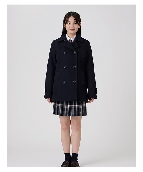 EASTBOY（イーストボーイ）の「P コート 制服 スクールコート 中学生 高校生（ピーコート・キッズ・ネイビー・11号/9号/13号）」の12枚目の写真