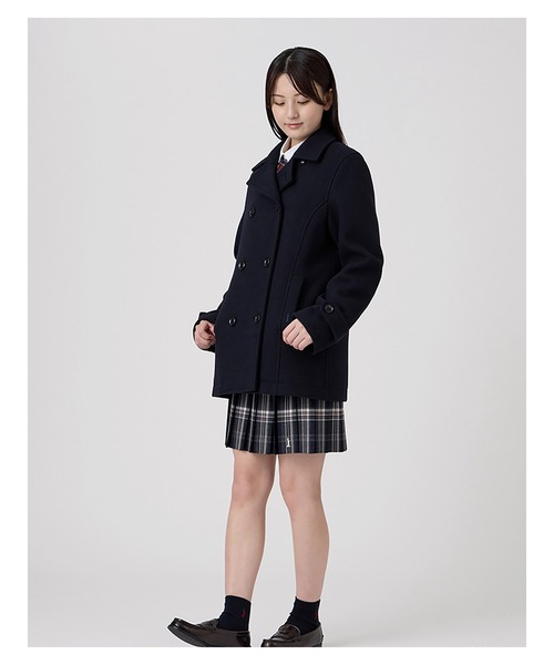EASTBOY（イーストボーイ）の「P コート 制服 スクールコート 中学生 高校生（ピーコート・キッズ・ネイビー・11号/9号/13号）」の14枚目の写真