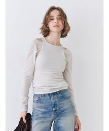 Ungrid | ベロアレイヤードロングスリーブTee(Tシャツ/カットソー)