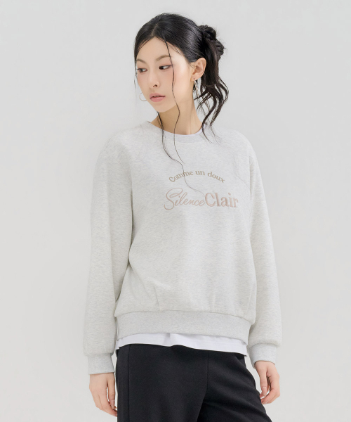 CHASECULT(チェイスカルト)の「レディースエッセンシャルグラフィックスウェットシャツ-FERG5164B05(スウェット・レディース・オートミール・85/90)」の3枚目の写真