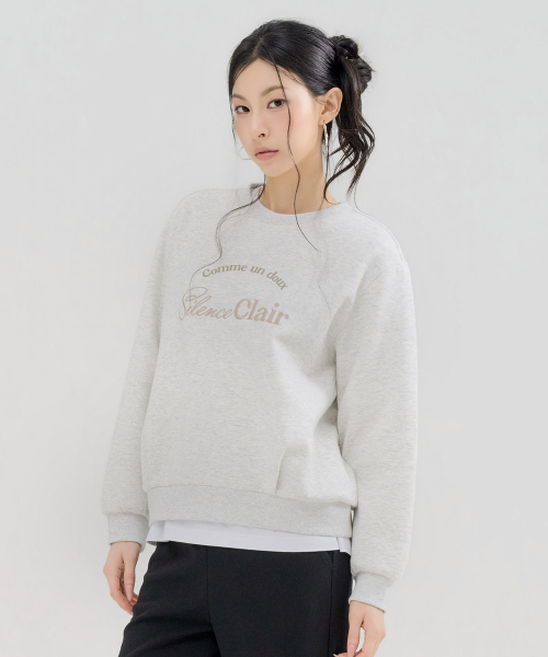 CHASECULT(チェイスカルト)の「レディースエッセンシャルグラフィックスウェットシャツ-FERG5164B05(スウェット・レディース・オートミール・85/90)」の4枚目の写真