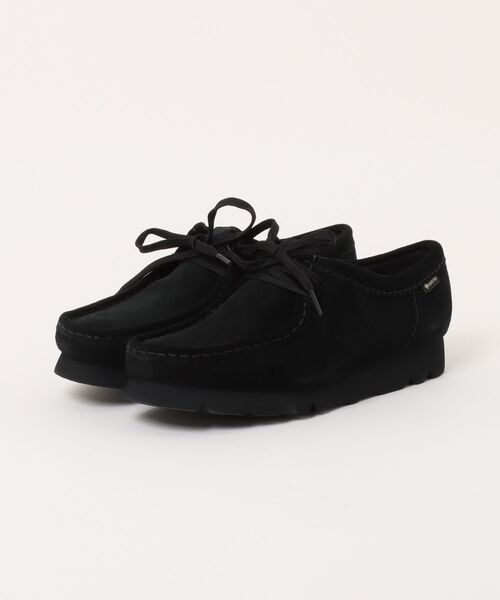 Clarks(クラークス)の「Clarks/クラークス/Wallabee GTX(モカシン/デッキシューズ・レディース・ベージュ/ブラック・5.5/5)」の1枚目の写真